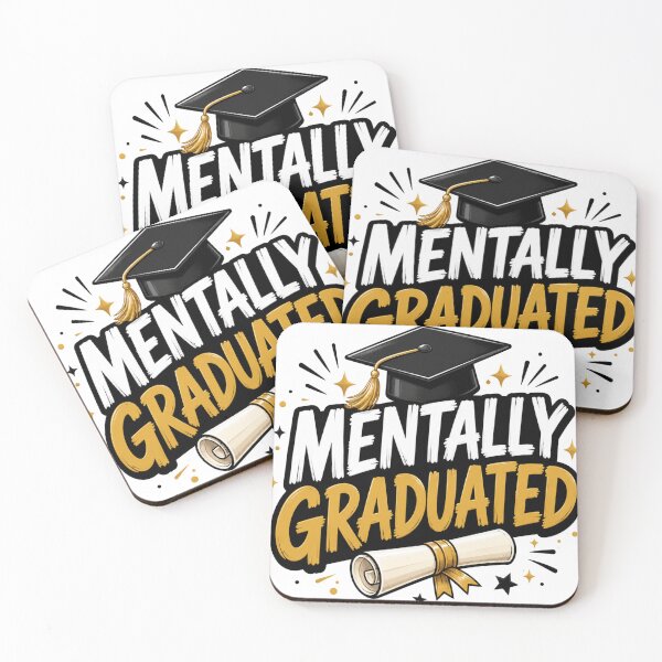 Item preview, Mentally Graduated Funny Senior Graduation T-Shirt  designed and sold by VibrantVisionM.