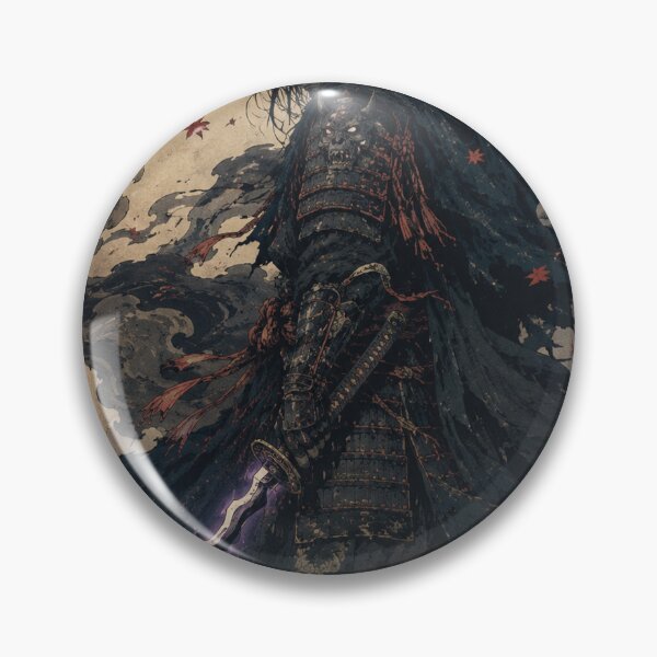 Item preview, Dark Samurai Shadow Blade - Vintage Japanese Ukiyo-e Woodblock Print Style designed and sold by bapupa.