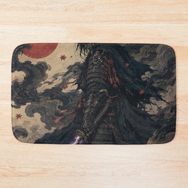 Item preview, Dark Samurai Shadow Blade - Vintage Japanese Ukiyo-e Woodblock Print Style designed and sold by bapupa.