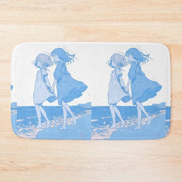 Item preview, Dreamy Ocean Friends – Soft Anime Line Art designed and sold by EchoWave11.