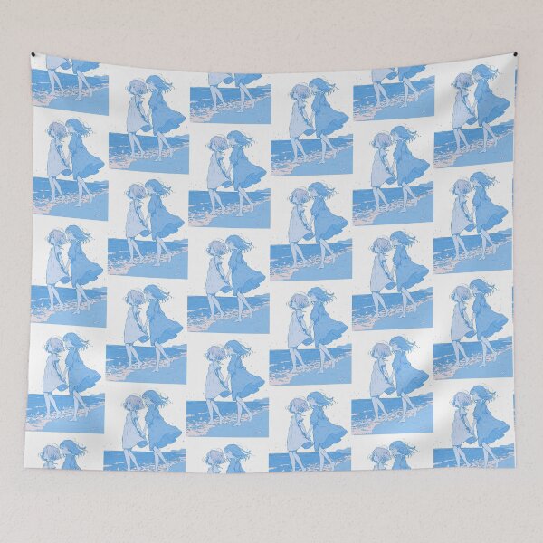 Item preview, Dreamy Ocean Friends – Soft Anime Line Art designed and sold by EchoWave11.