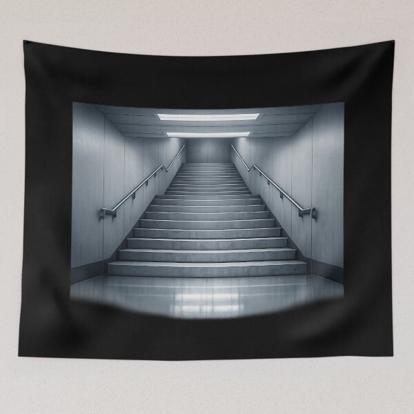 Item preview, Stairwell 3:17 AM — Liminal Concrete Stairs designed and sold by Timeless Junction.