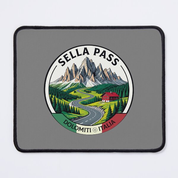 Item preview, Passo Sella Italia Sella Pass Italy Dolomites Sticker T-Shirt 03 designed and sold by OuterShellUK.