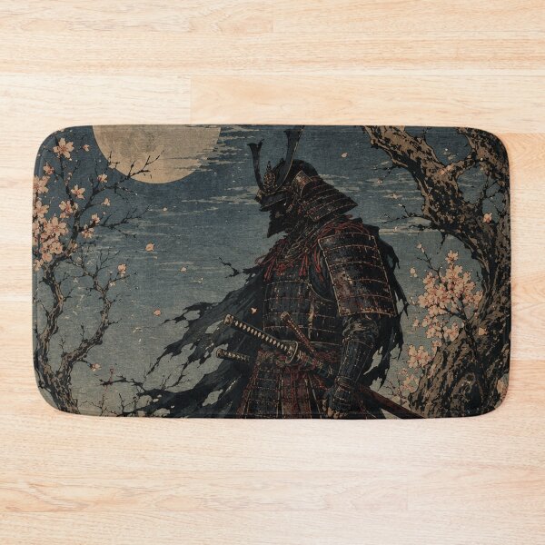 Item preview, Dark Samurai Spectral Duelist - Vintage Japanese Ukiyo-e Woodblock Print Style designed and sold by bapupa.