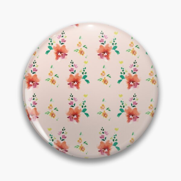 Item preview, Watercolour Spring Time Floral on Pink designed and sold by GayanthiPerera.