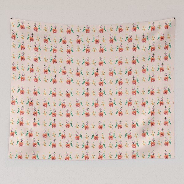 Item preview, Watercolour Spring Time Floral on Pink designed and sold by GayanthiPerera.