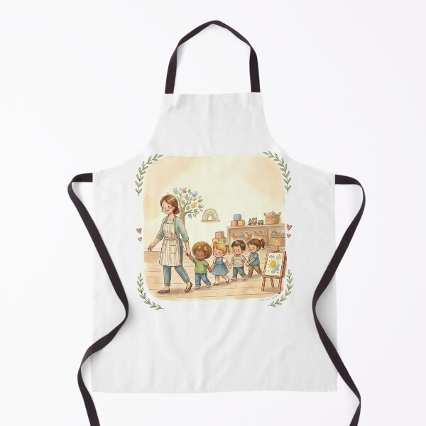 Item preview, THANK YOU TEACHER | Daycare Educator Gift - Cute Nursery Art - No Text designed and sold by QuasiBoss.