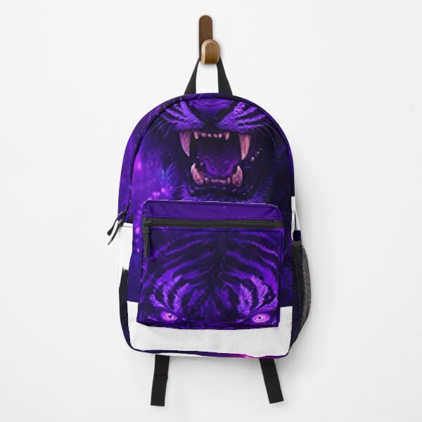 Item preview, Cyberpunk Neon Tiger Purple – Violet Night Predator designed and sold by Neo Tokio.