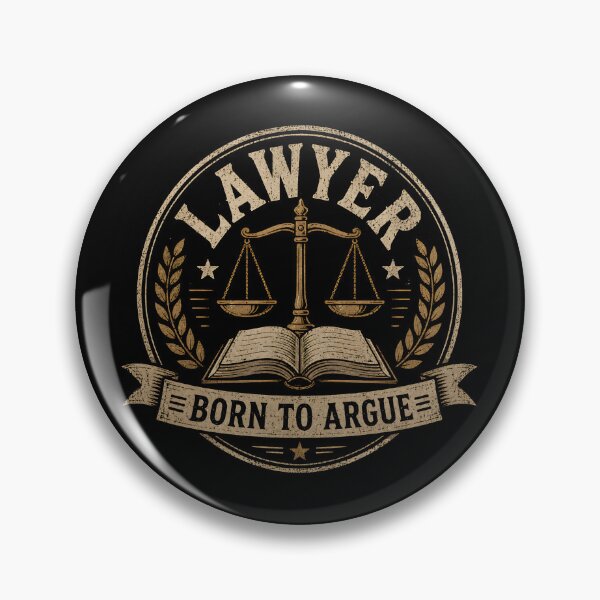 Item preview, Lawyer Born to Argue designed and sold by DemureArtsy.