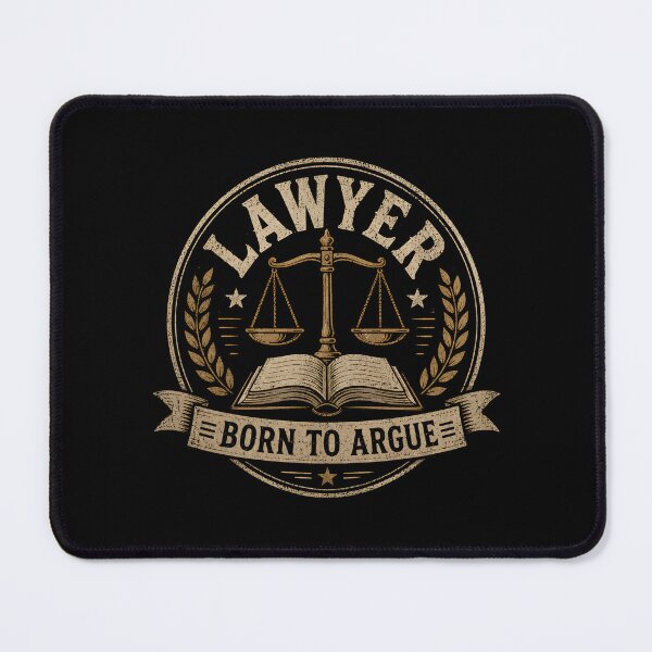 Item preview, Lawyer Born to Argue designed and sold by DemureArtsy.