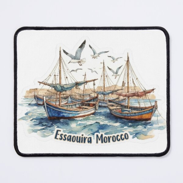 Item preview, Essaouira Morocco Harbor Travel designed and sold by Modefissi.