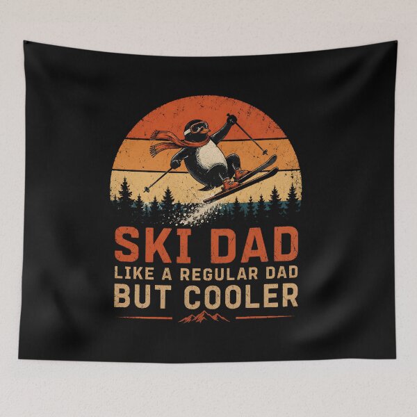 Item preview, Ski Dad Like A Regular Dad But Cooler Penguin Shirt designed and sold by D-F-R-K.