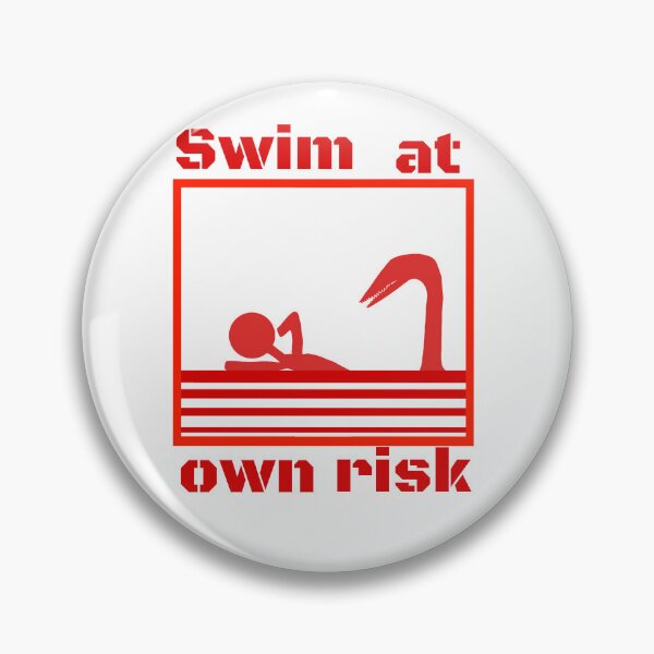 Item preview, Swim at Own Risk  designed and sold by JaygiesDesign.