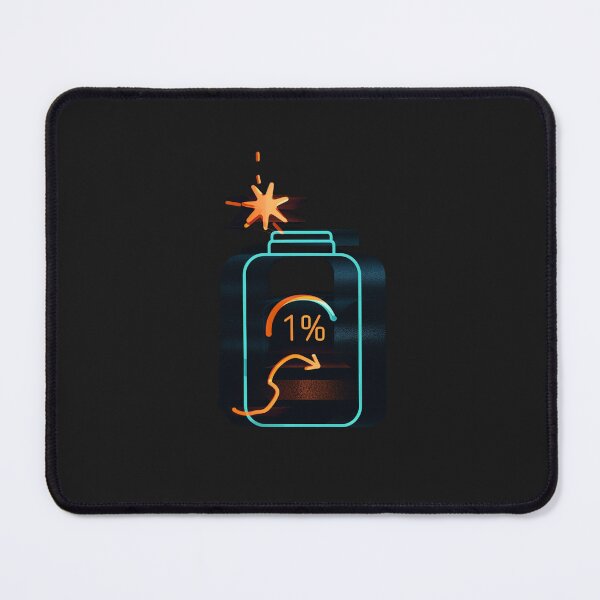Item preview, Low Battery Icon Minimalist Tech Humor designed and sold by RetroWaveArtCo.