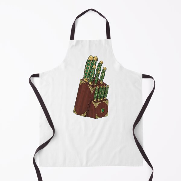 Item preview, Luxury Emerald Jeweled Knife Block Art designed and sold by octozap.