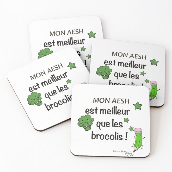 Item preview, My AESH is better than broccoli – funny gift idea to thank my child's AESH designed and sold by Pennie & cie.
