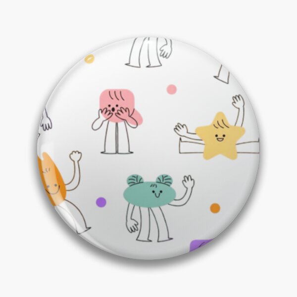 Artikelvorschau, Niedliches Figuren-Doodle-Muster – Verspielte abstrakte Cartoon-Kunst entworfen und verkauft von Rangmanch.