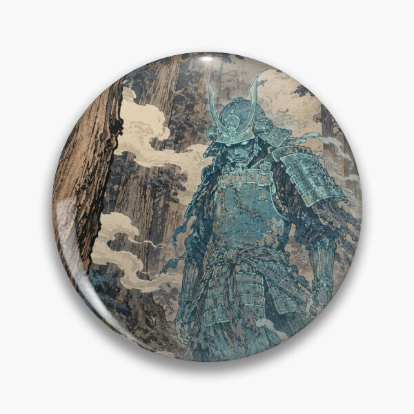 Item preview, Ghost Samurai Spectral Fog - Vintage Japanese Ukiyo-e Woodblock Print Style designed and sold by bapupa.