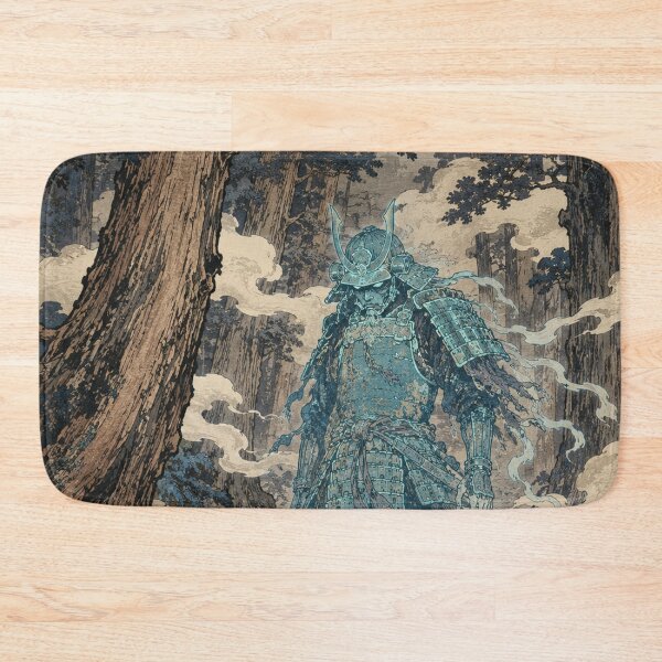 Item preview, Ghost Samurai Spectral Fog - Vintage Japanese Ukiyo-e Woodblock Print Style designed and sold by bapupa.