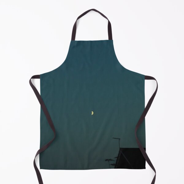 Item preview, moon quarter phase green-ish background designed and sold by KartaKabir.