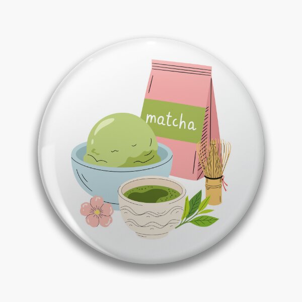 Item preview, Cute Matcha Lover Aesthetic - Ice Cream & Green Tea designed and sold by AllaMashycheva.
