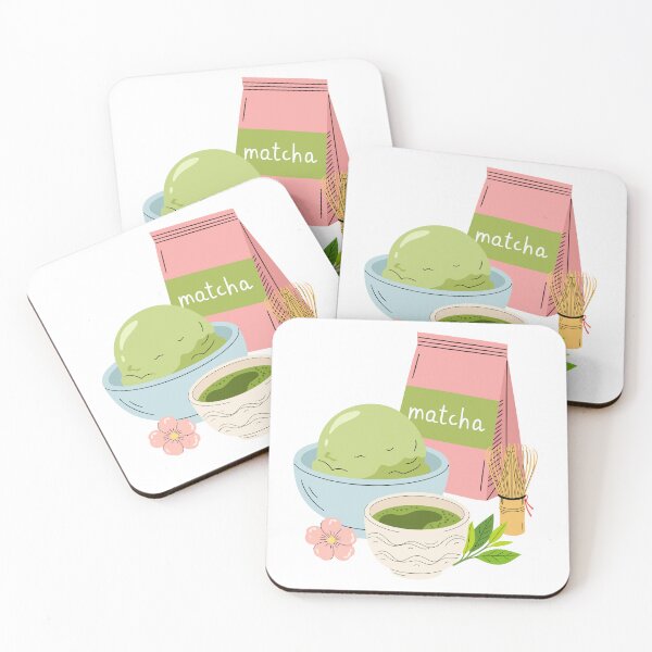 Item preview, Cute Matcha Lover Aesthetic - Ice Cream & Green Tea designed and sold by AllaMashycheva.