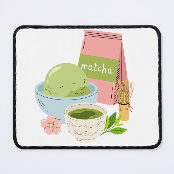 Item preview, Cute Matcha Lover Aesthetic - Ice Cream & Green Tea designed and sold by AllaMashycheva.