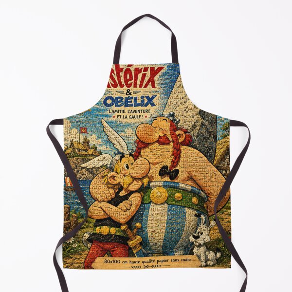 Item preview, Asterix & Obelix Mosaic Poster – Vintage Comic Book Art designed and sold by JcAbstractArt.