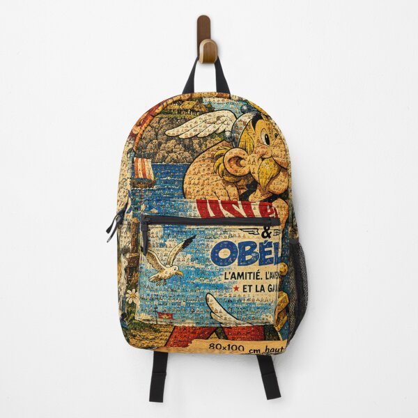 Item preview, Asterix & Obelix Mosaic Poster – Vintage Comic Book Art designed and sold by JcAbstractArt.