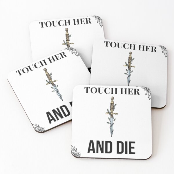 Item preview, Touch Her And Die Dark Romance Booktok Design designed and sold by BookedAndDesign.