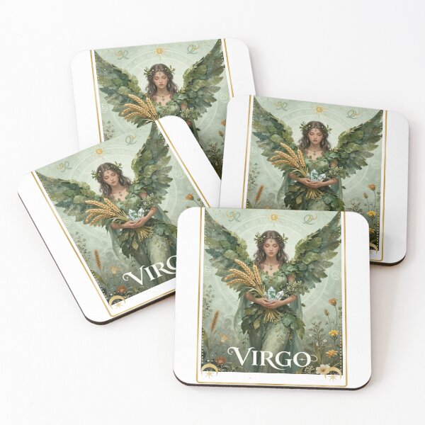 Item preview, Virgo Zodiac Goddess Aesthetic - Nature Angel and Earth Art designed and sold by Atlasoloji.