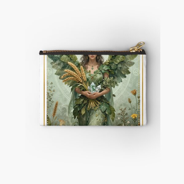 Item preview, Virgo Zodiac Goddess Aesthetic - Nature Angel and Earth Art designed and sold by Atlasoloji.