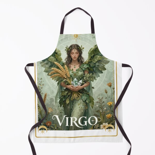 Item preview, Virgo Zodiac Goddess Aesthetic - Nature Angel and Earth Art designed and sold by Atlasoloji.