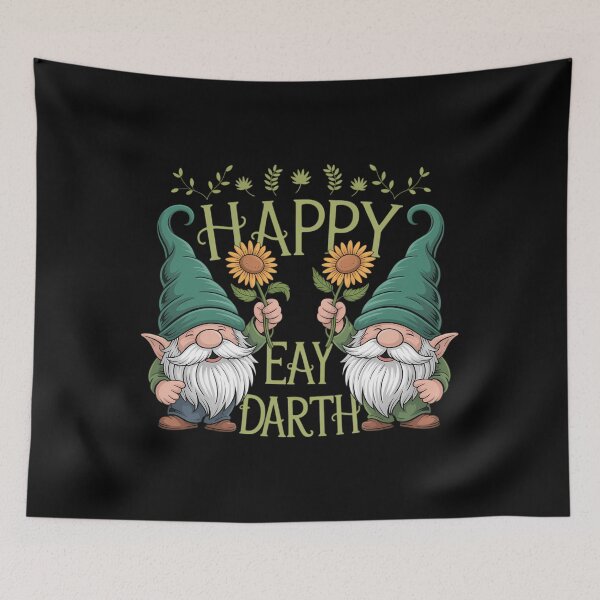 Item preview, holiday earth day happy gnomes arbor day flowers designed and sold by SapfireStuArt.