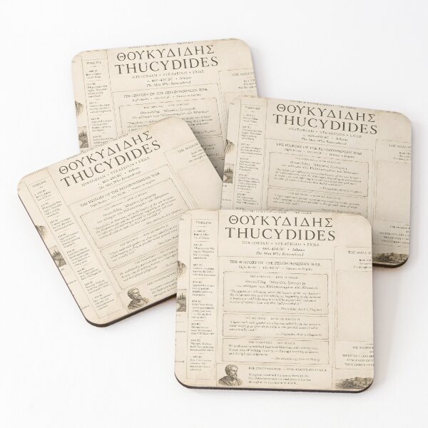 Item preview, Thucydides of Athens. The Source Plate. Engines of History Series I designed and sold by The Painted Fence.