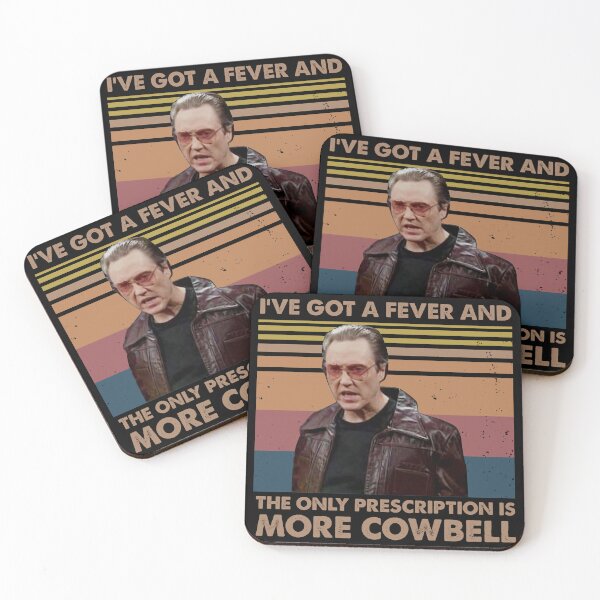 Item preview, Vintage  Christopher Walken I've Got A Fever And The Only Prescription Is More Cowbell  designed and sold by PmindHalow.