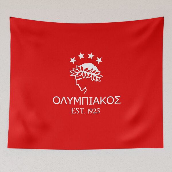 Item preview, Olympiakos greek white designed and sold by VRedBaller.