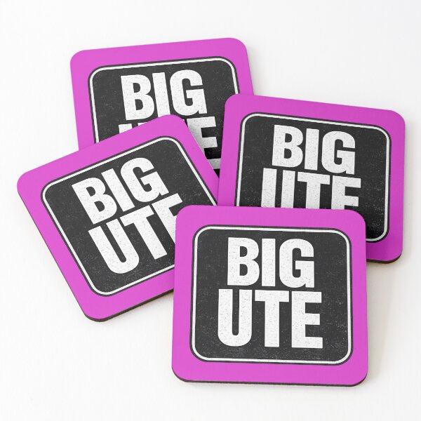 Item preview, Big Ute – Funny Australian Ute Design - White Text designed and sold by Spiralite.
