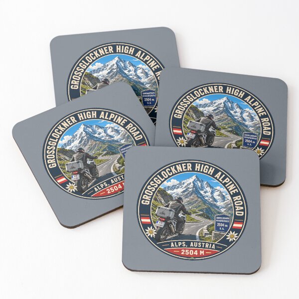 Item preview, Grossglockner High Alpine Road Austria Motorcycle Sticker TShirt 05 designed and sold by OuterShellUK.