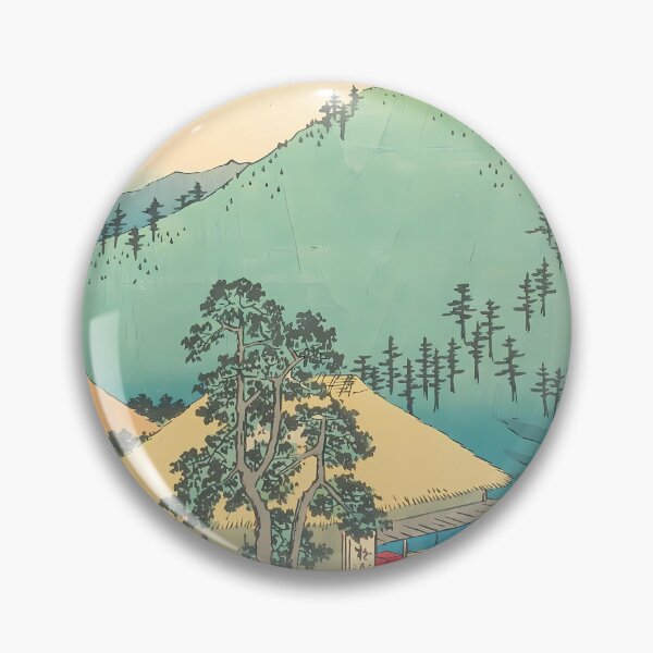 Item preview, Hiroshige Post House Monkey Plain | Japanese Art designed and sold by GammaRay.