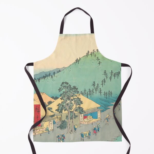 Item preview, Hiroshige Post House Monkey Plain | Japanese Art designed and sold by GammaRay.