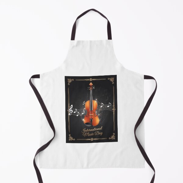 Item preview, Golden Violin - International Music day designed and sold by Art-Arcade6.