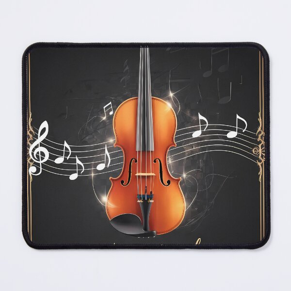 Item preview, Golden Violin  - International Music day designed and sold by Art-Arcade6.