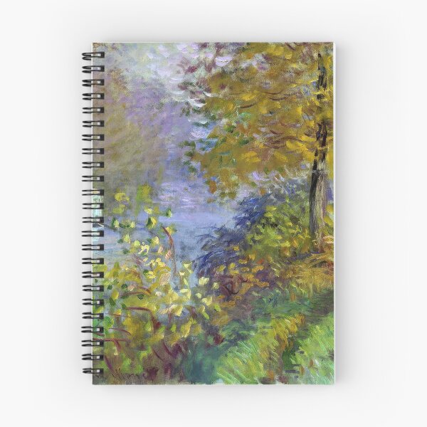 Artikelvorschau, Claude Monets Studioboot, impressionistische Flusslandschaftsmalerei entworfen und verkauft von TheSoulOfArt.