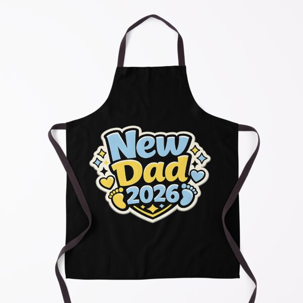 Item preview, New Dad 2026 Baby Footprints First Fathers Day Gift T-Shirt designed and sold by VaultVibes.