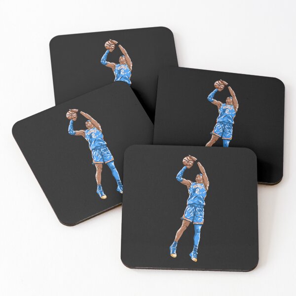 Item preview, Jump Shot Thunder Basketball Player Poster Design Today designed and sold by RueBonnerd.