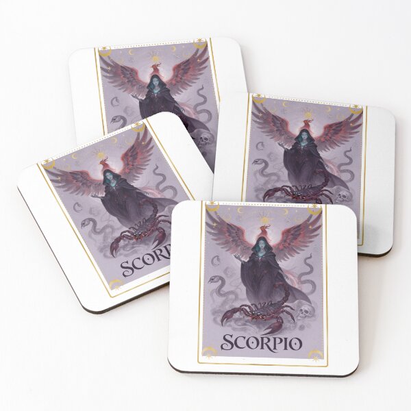 Item preview, Scorpio Zodiac Dark Fantasy Aesthetic - Witchy Scorpion and Snake Art designed and sold by Atlasoloji.