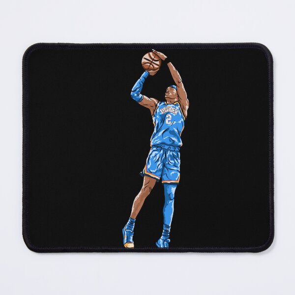 Item preview, Jump Shot Thunder Basketball Player Poster Design Today designed and sold by RueBonnerd.