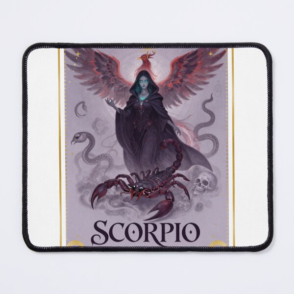 Item preview, Scorpio Zodiac Dark Fantasy Aesthetic - Witchy Scorpion and Snake Art designed and sold by Atlasoloji.