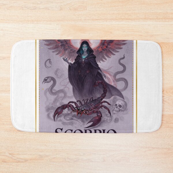 Item preview, Scorpio Zodiac Dark Fantasy Aesthetic - Witchy Scorpion and Snake Art designed and sold by Atlasoloji.